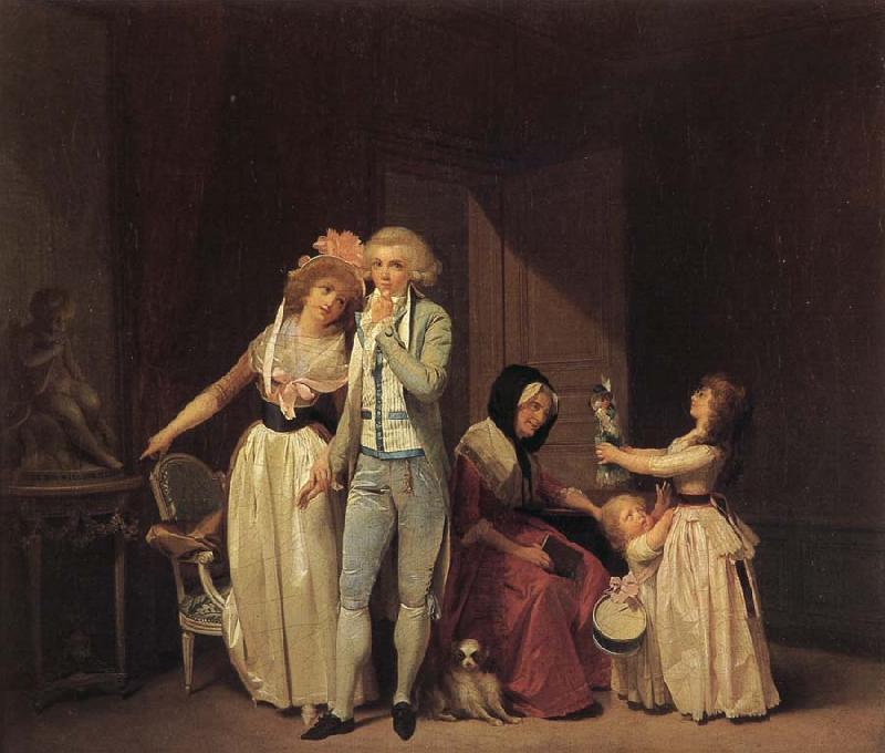 Louis-Leopold Boilly Ce qui allume l'amour l'eteint ou le philosophe